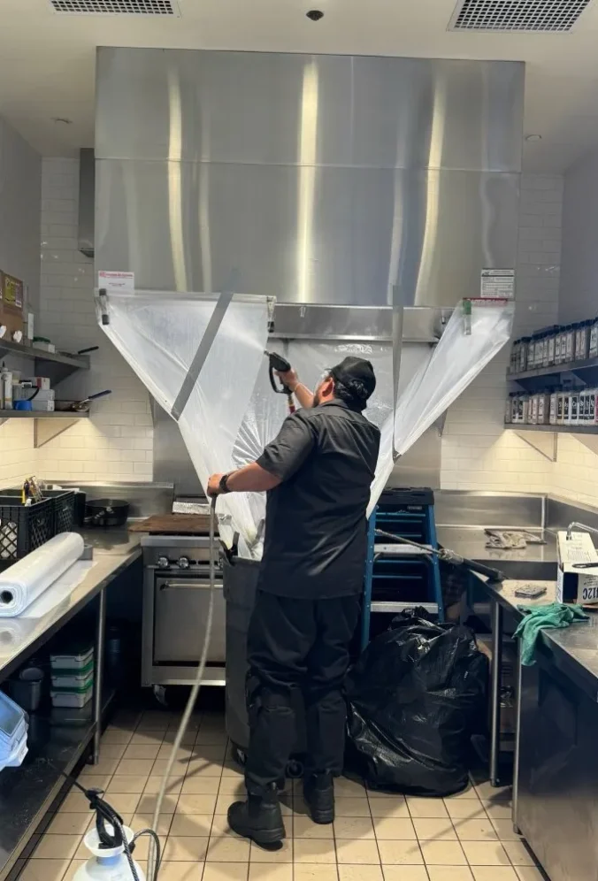 Kitchen Canopy Cleaning