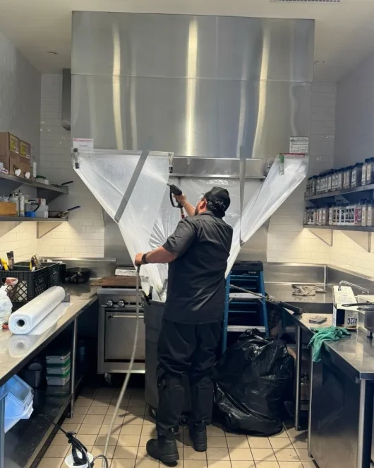 Kitchen Canopy Cleaning